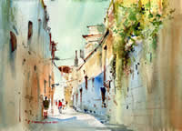 An Old Italian Street by P. Anthony Visco